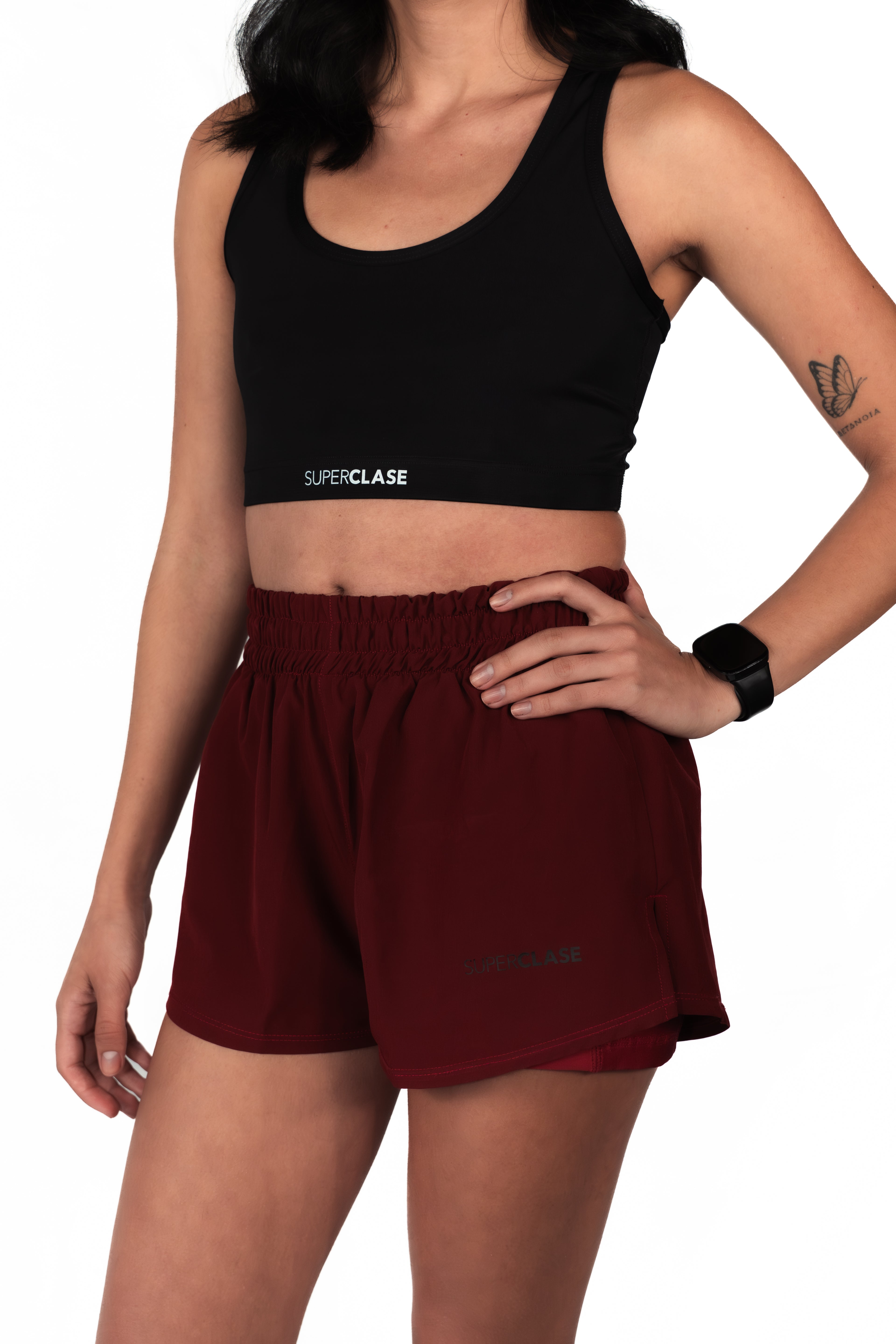 PANTALONETA RUN CITY W VINO