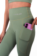 LEGGINS SERENITY VERDE OLIVO