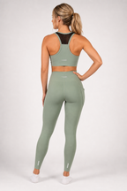 LEGGINS SERENITY VERDE OLIVO