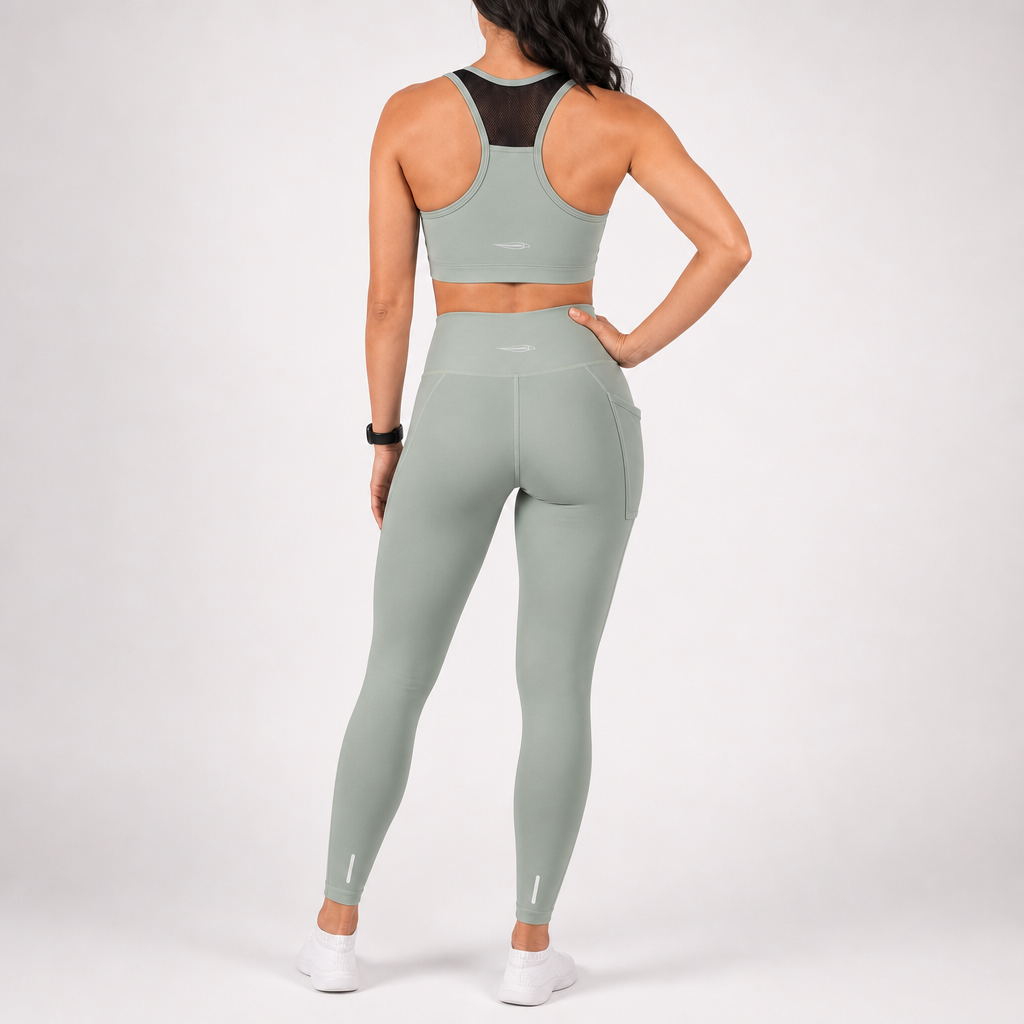 LEGGINS SERENITY VERDE CLARO